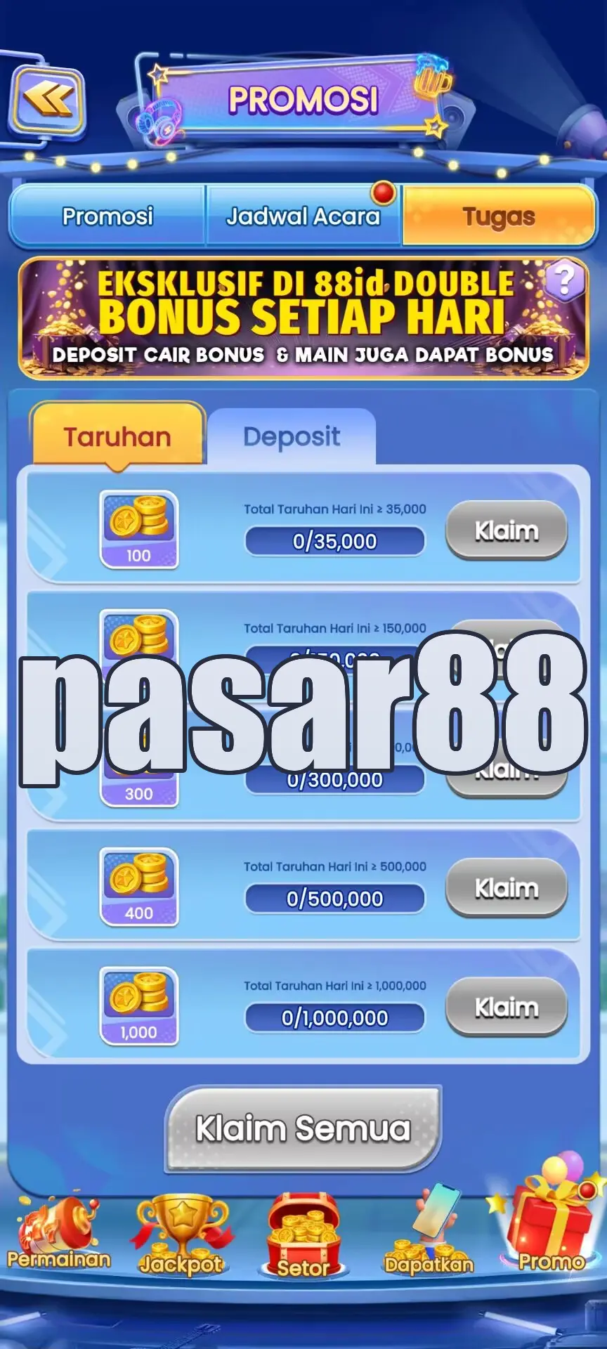 pasar88 Tangkapan Layar Resmi APK